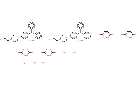 1-PIPERAZINEETHANOL, 4-(6,11-DIHYDRO-11-PHENYLDIBENZO(B,E)THIEPIN-3-YL)-, (Z)-2-BUTENEDIOATE, HYDRAT